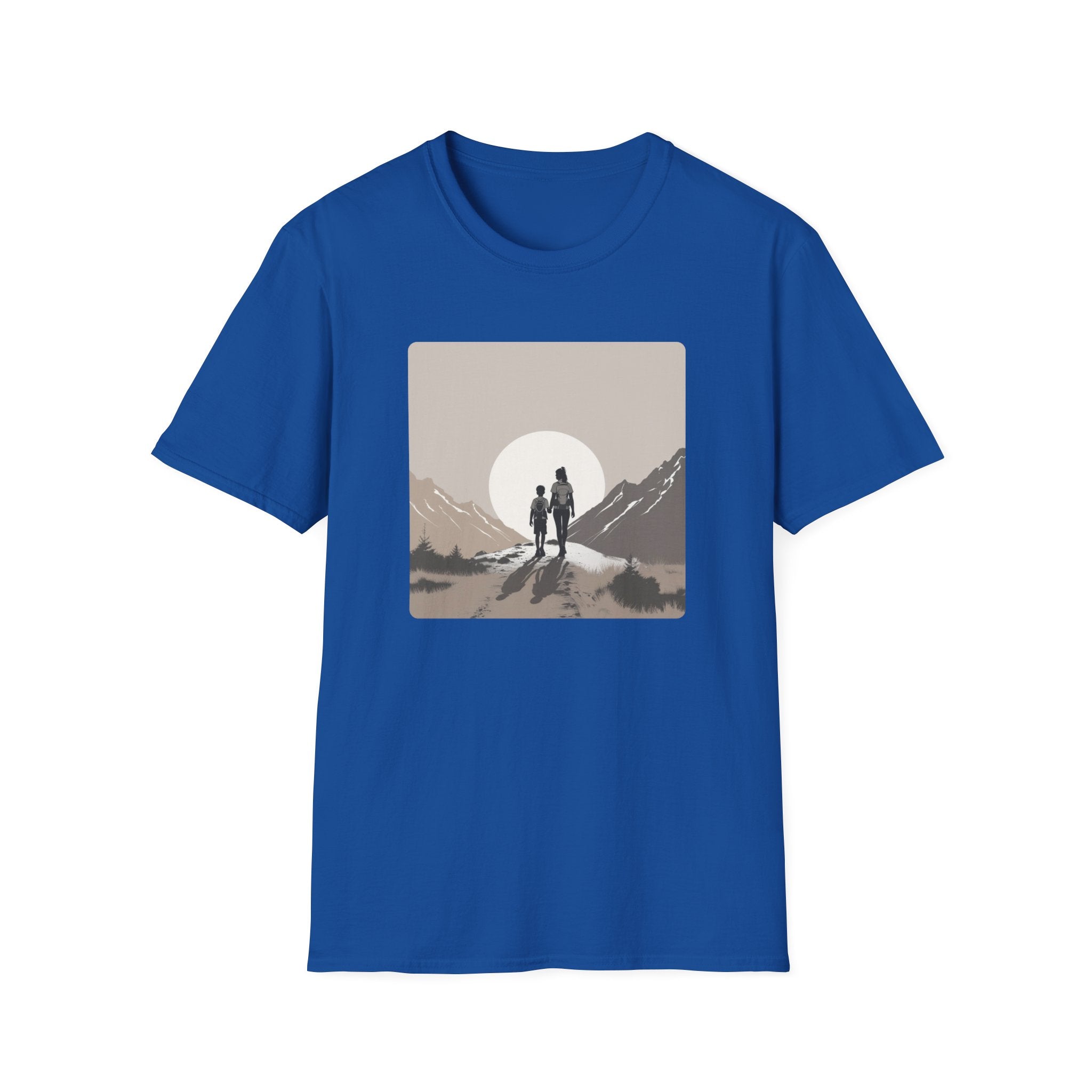 Mountain Walk Towards The Moon