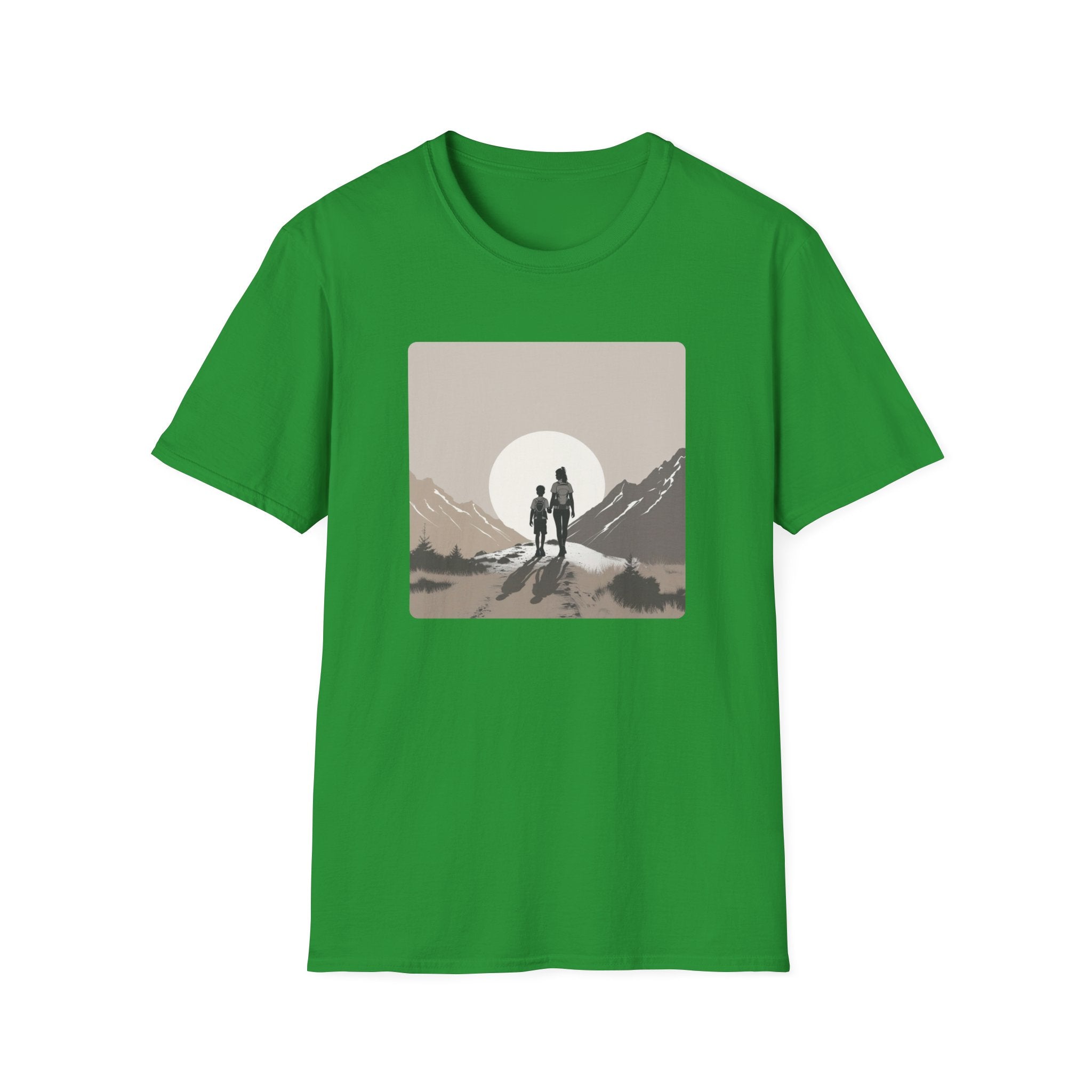 Mountain Walk Towards The Moon