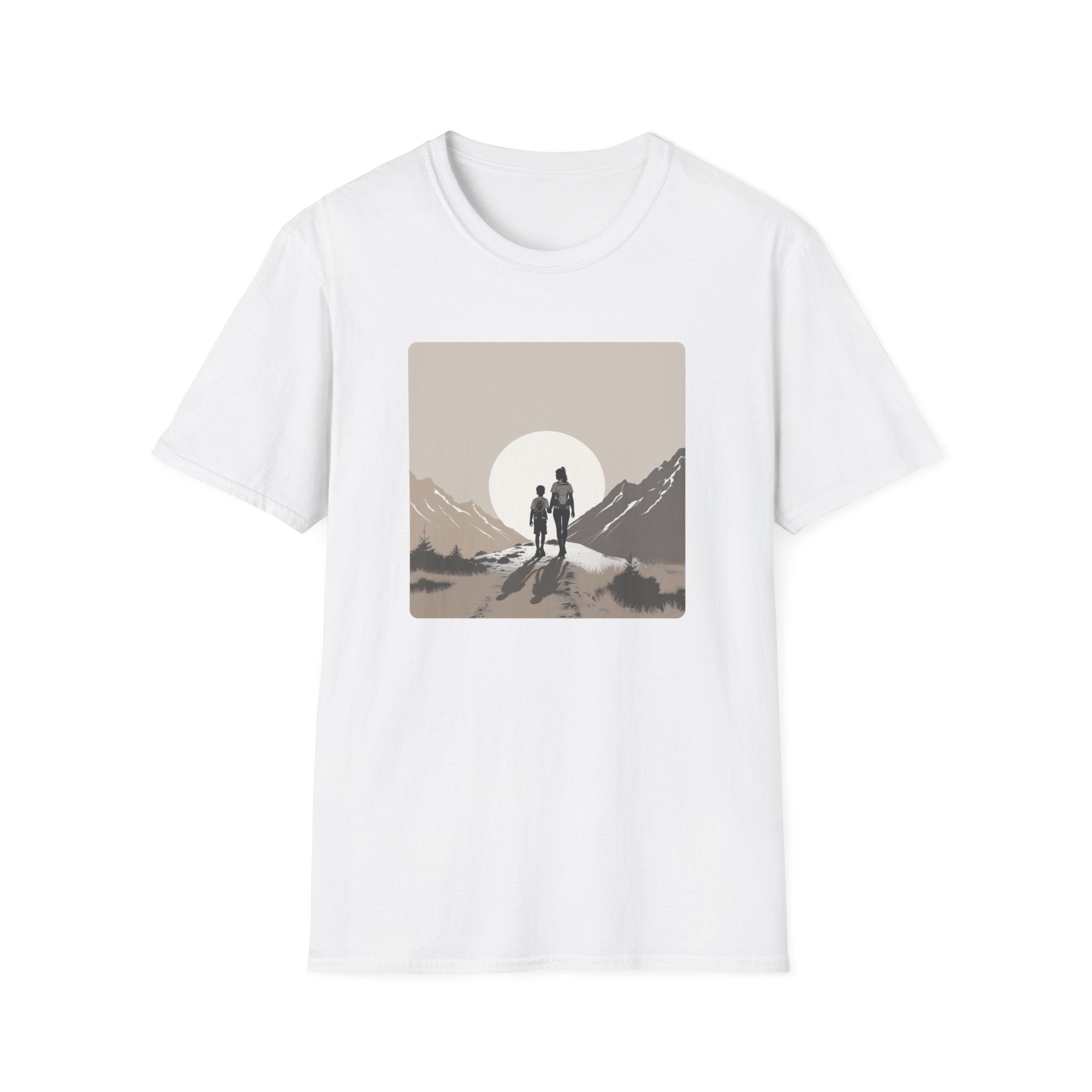 Mountain Walk Towards The Moon