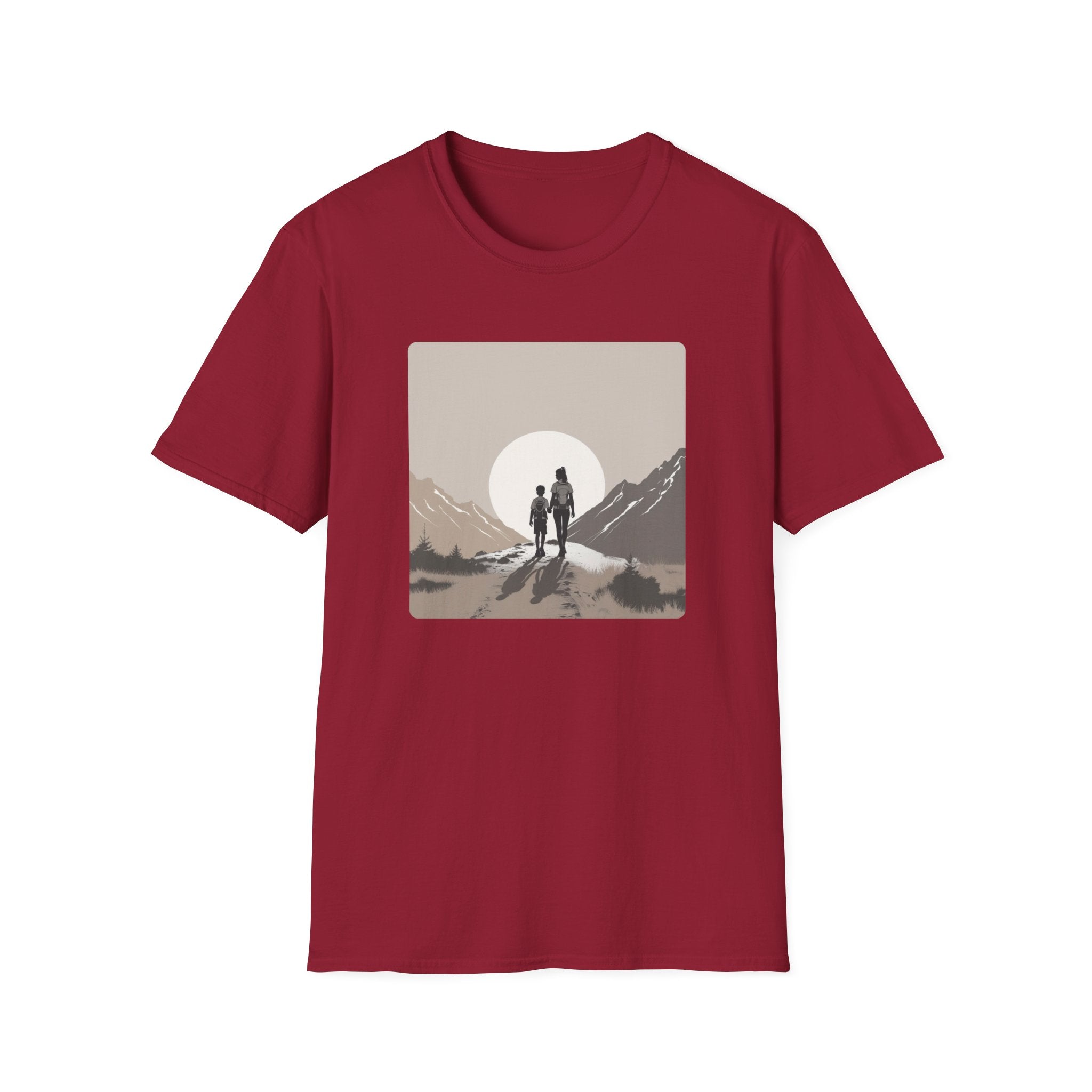 Mountain Walk Towards The Moon